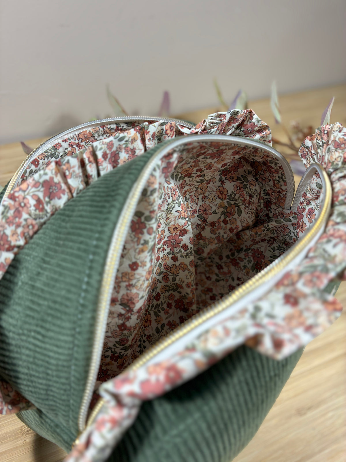 Diaper pouch prêt-à-partir🌸🍃