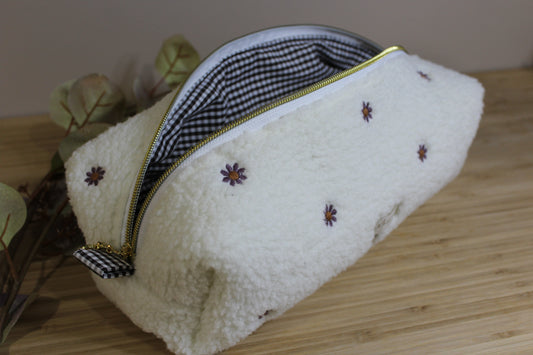 Extra large cosmetic bag • Collection Marguerite